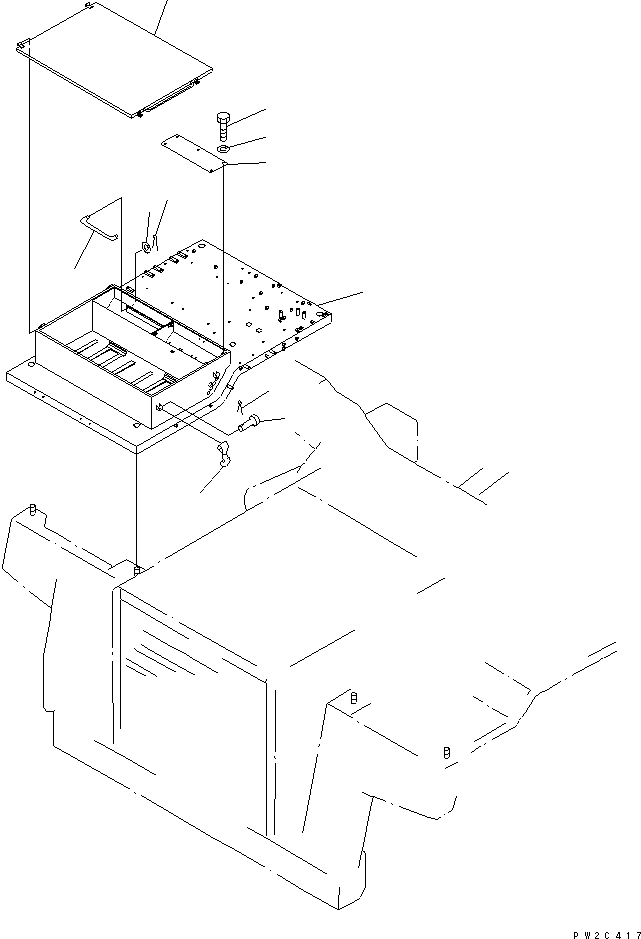 PLATFORM,R.H. 561-86-64210 KOMATSU