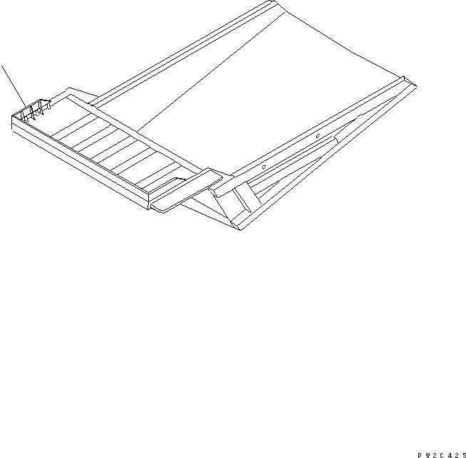 SPILL GUARD (WELDED) 561-83-64111 KOMATSU