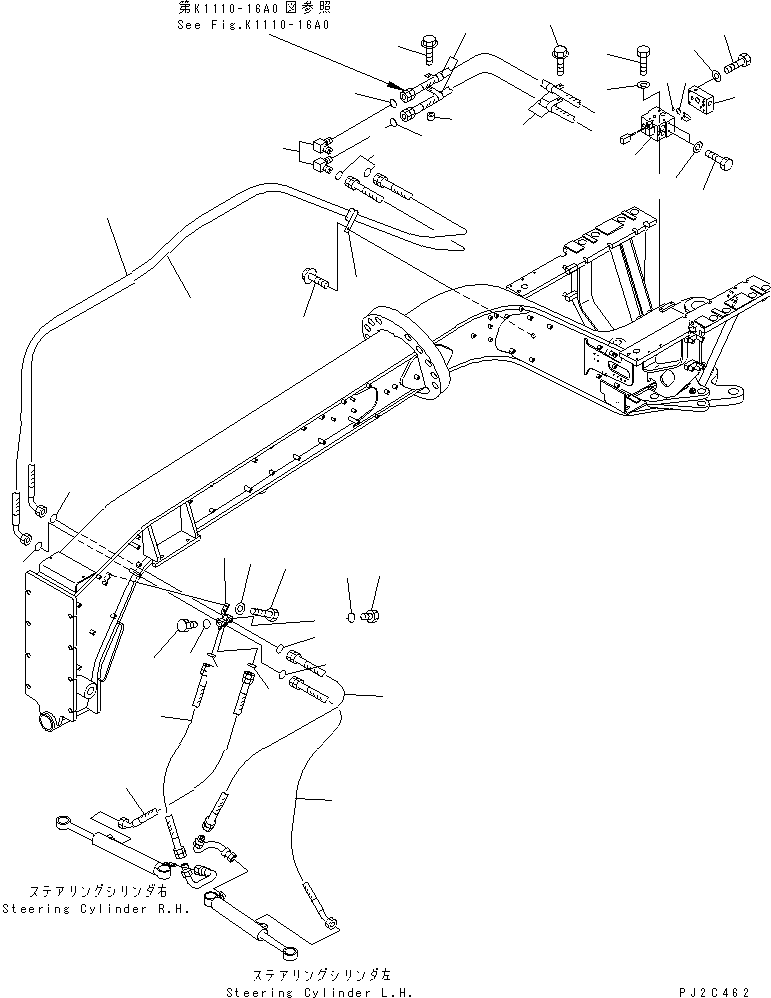 Шланг 23A-40-43160 KOMATSU