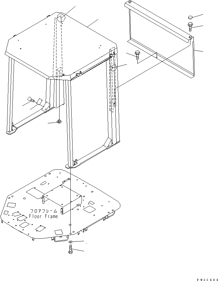 HEAD GUARD 421-922-2410 KOMATSU