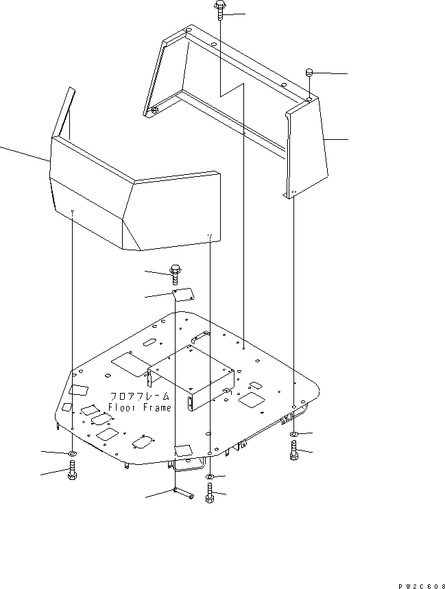 GUARD,FRONT 425-54-26110 KOMATSU