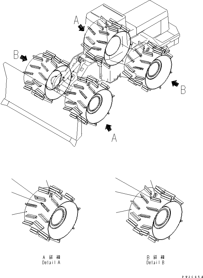 Кронштейн (сварной) 41L-Z59-2140 KOMATSU