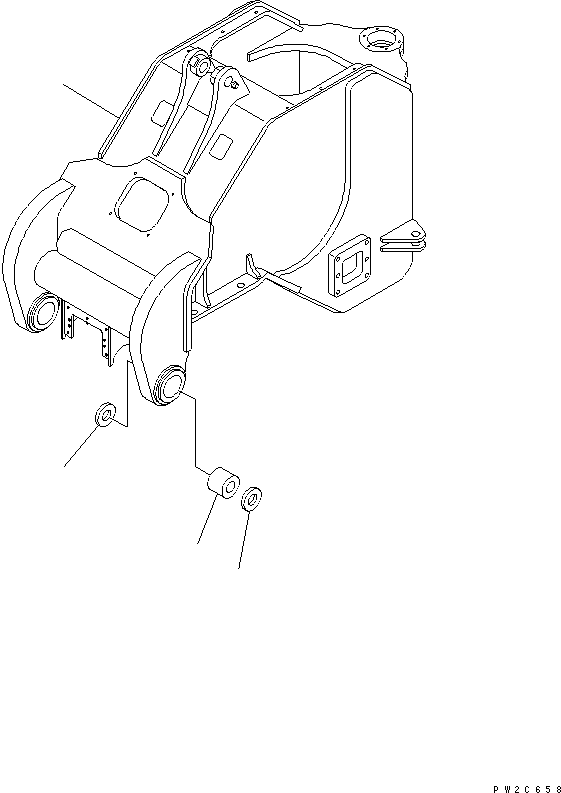 Сиденье в сборе 41L-46-21300 KOMATSU
