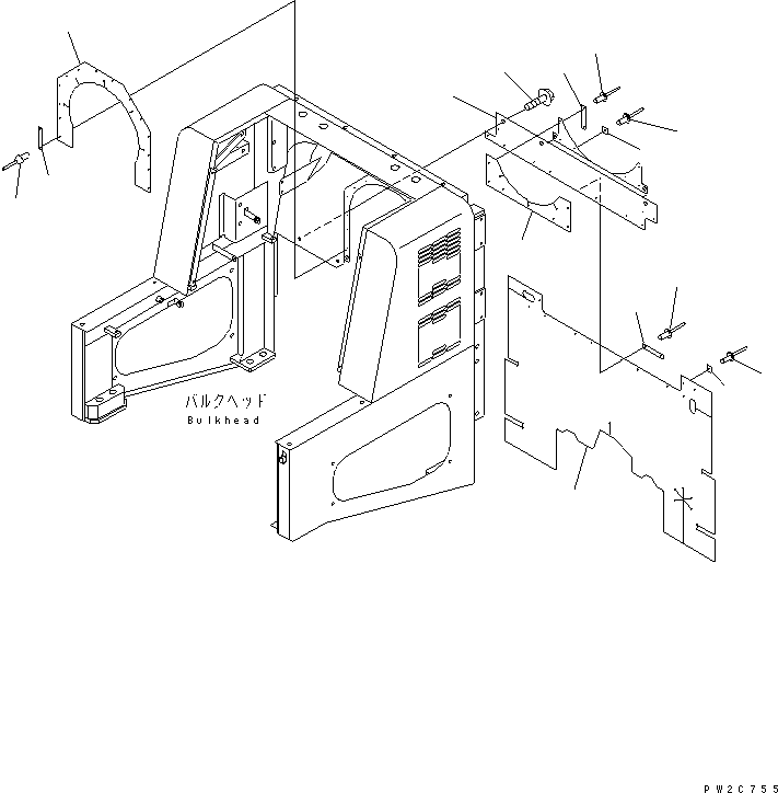 Резиновый элемент 426-54-31140 KOMATSU