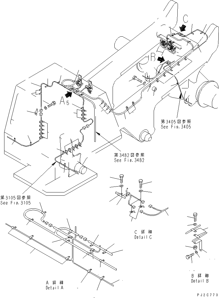 Жгут проводов 569-88-66121 KOMATSU