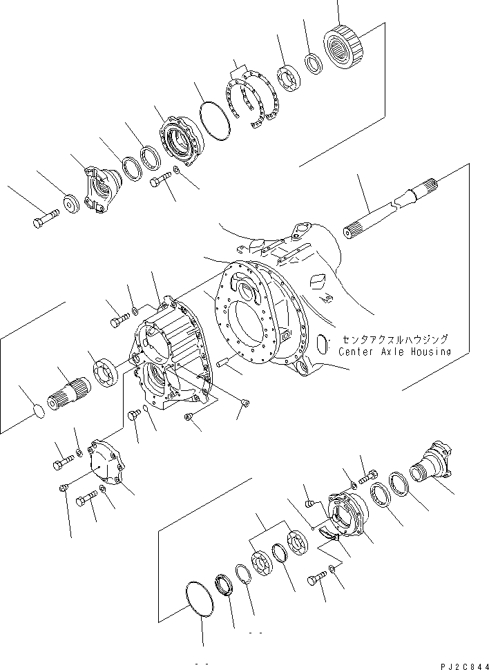 DIFFERENTIAL ASS'Y,(-40ßC) (56C-23-11900) KOMATSU
