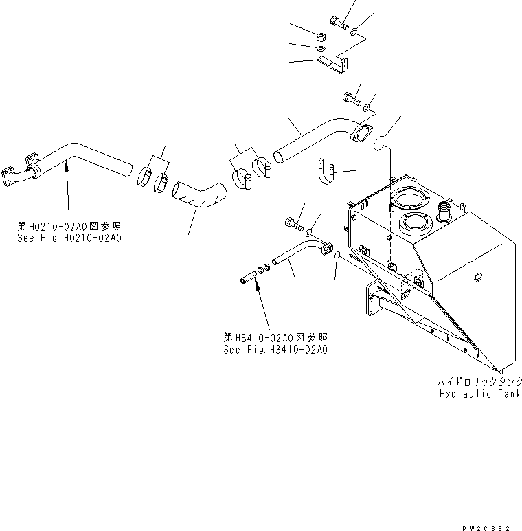 Гайка 01597-01210 KOMATSU