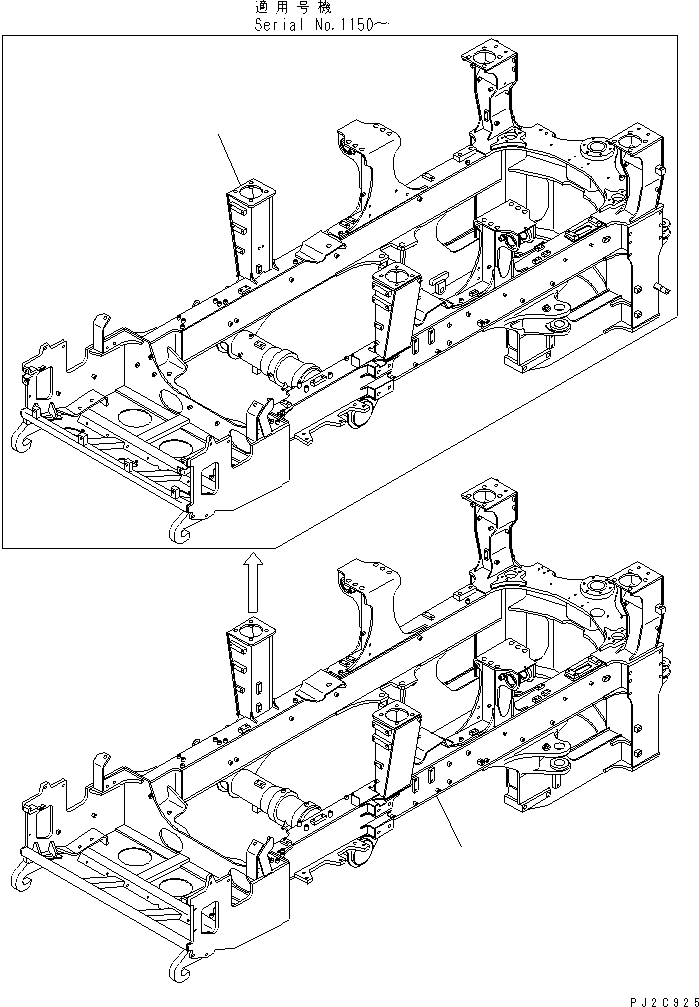 SEAT ASS'Y,FRONT 56C-46-11203 KOMATSU