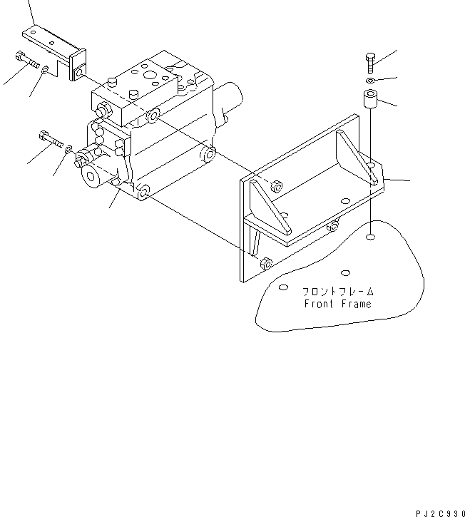 VALVE ASS'Y,STEERING DEMAND (427-S33-3210) KOMATSU