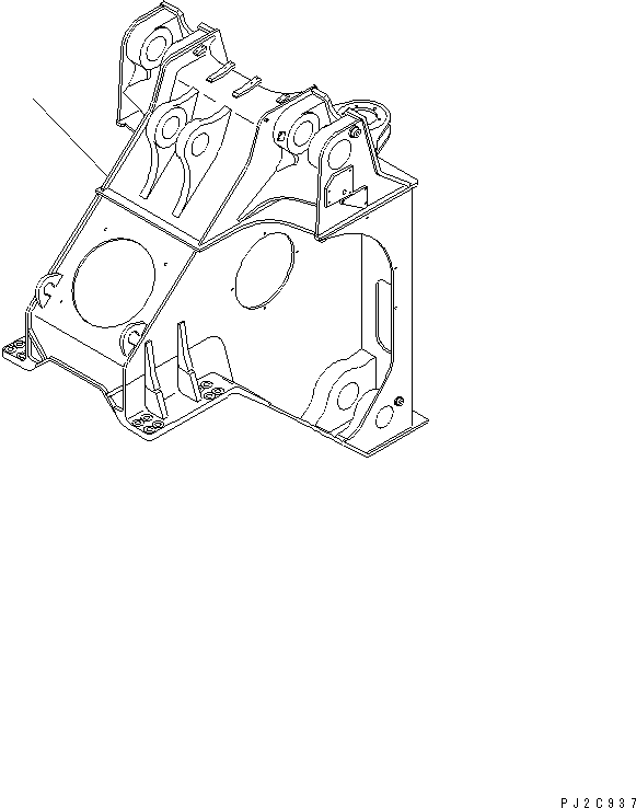 FRAME,FRONT 427-46-21641 KOMATSU