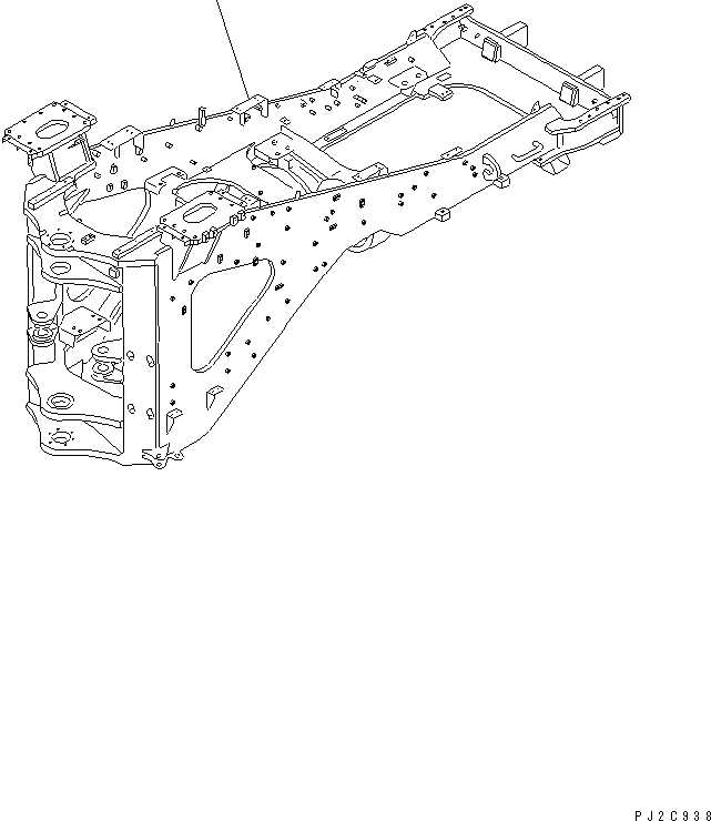FRAME,(FOR AJSS) 427-46-22832 KOMATSU