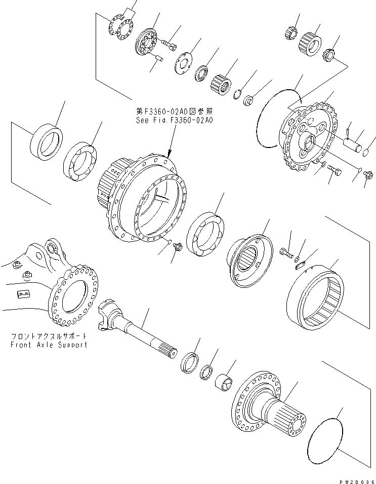 SHAFT,COUPLING \0\56D-27-12413 KOMATSU