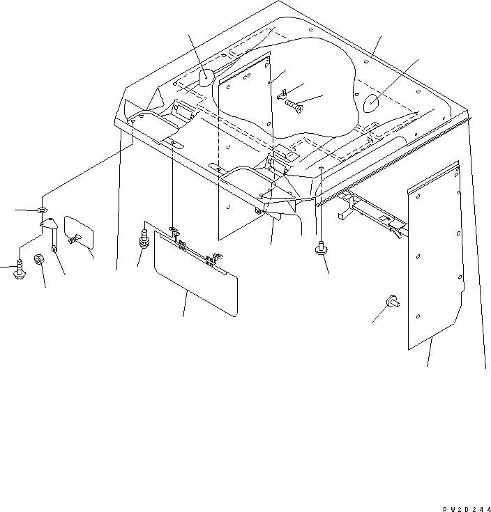SUN VISOR 421-56-11370 KOMATSU
