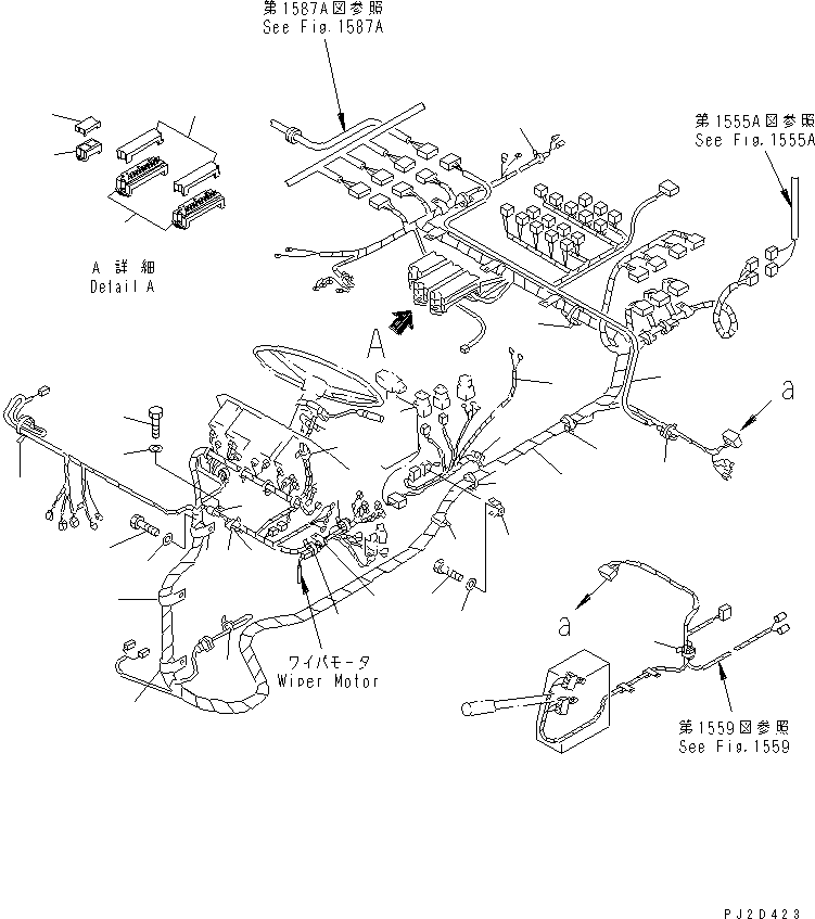 Жгут проводов 566-06-6D310 KOMATSU