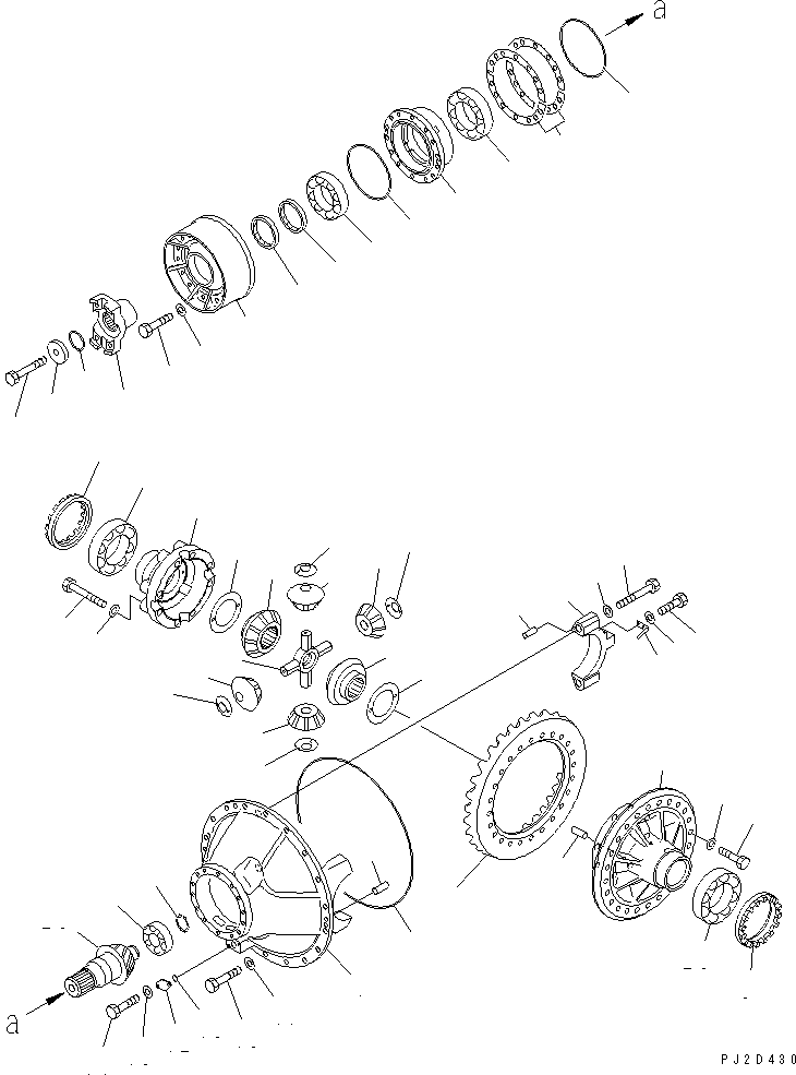 DIFFERENTIAL ASS'Y 426-23-21091 KOMATSU