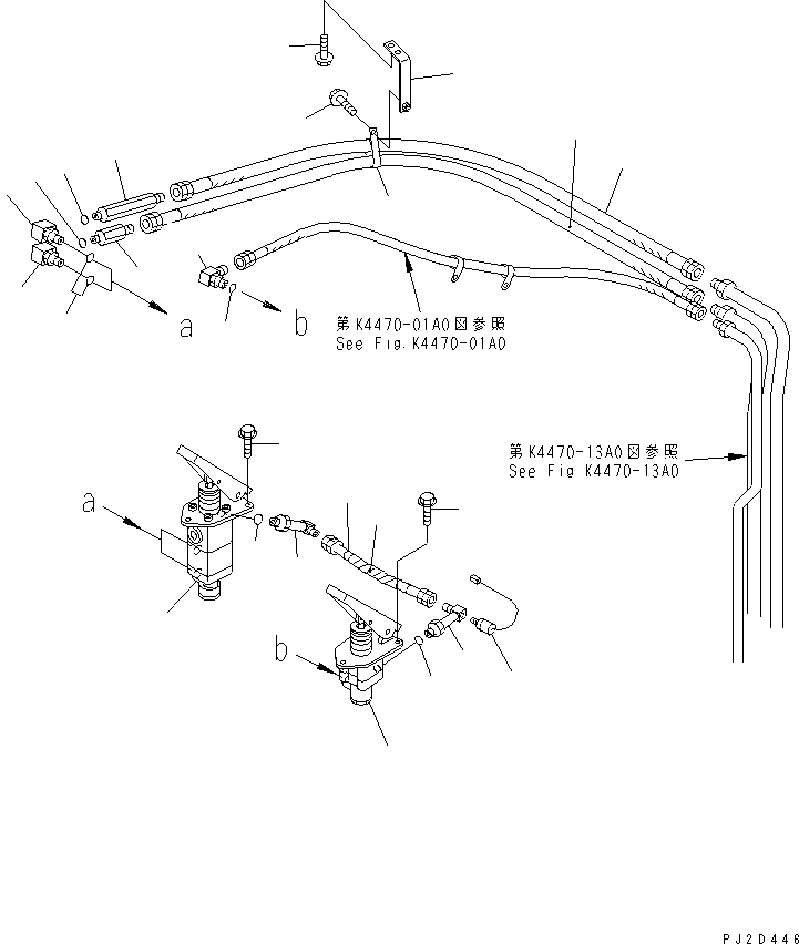 VALVE ASS'Y,SINGLE \0\421-43-27100 KOMATSU