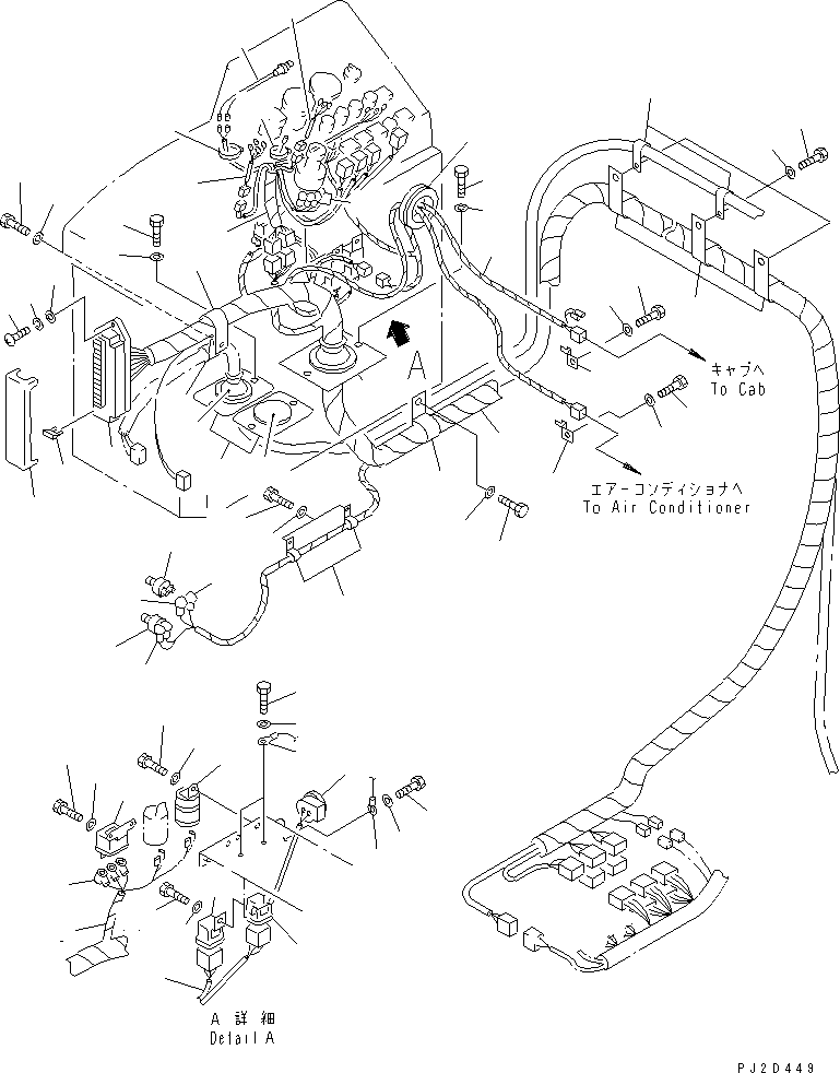 Жгут проводов 235-06-36440 KOMATSU