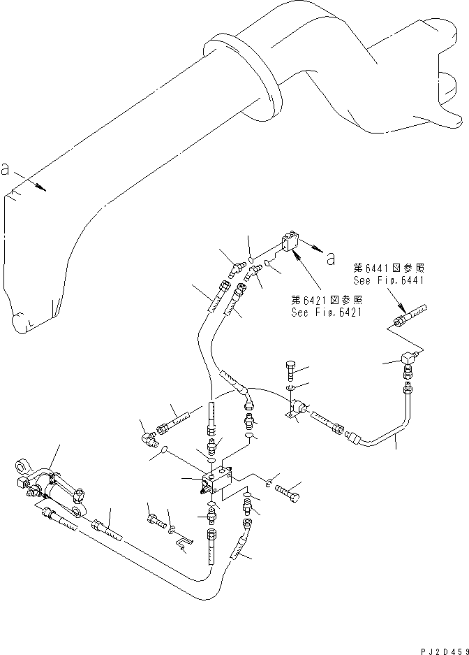 Шланг 07121-40304 KOMATSU