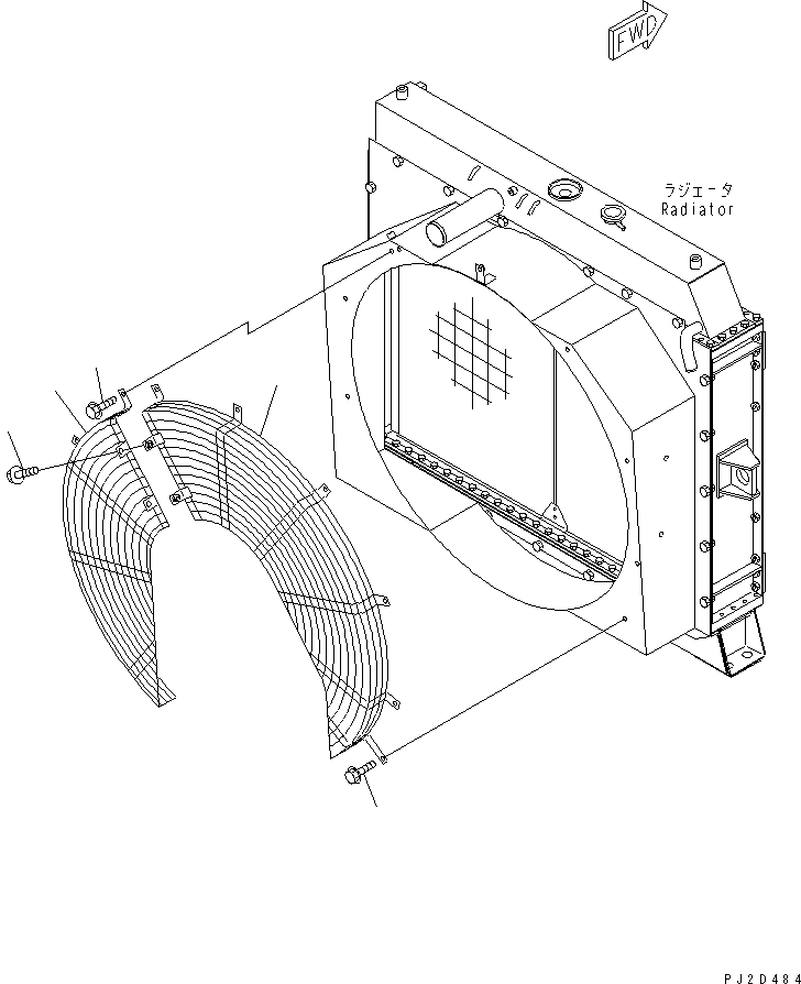 NET,L.H. 569-03-81750 KOMATSU