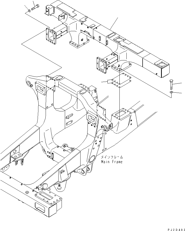 Опора 569-46-X8510 KOMATSU