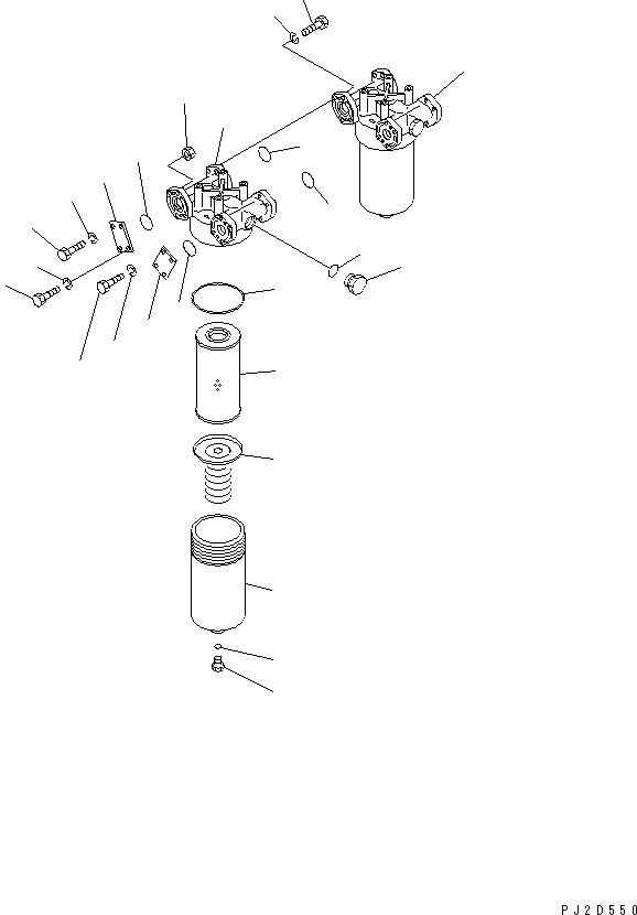 OIL FILTER ASS'Y (\2\569-16-61160) KOMATSU