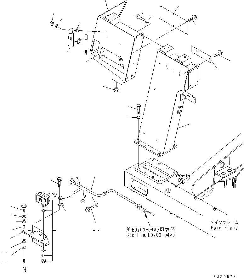 Жгут проводов 569-06-87240 KOMATSU