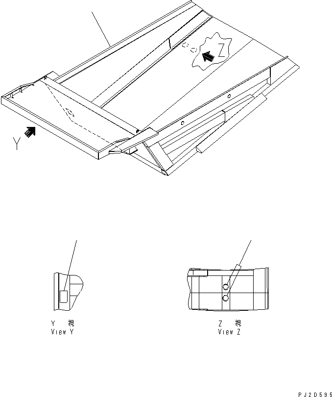 BODY A.H/LEE 569-83-X7141 KOMATSU