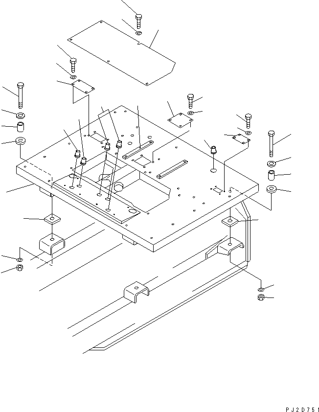 PLAT FORM 263-95-31111 KOMATSU