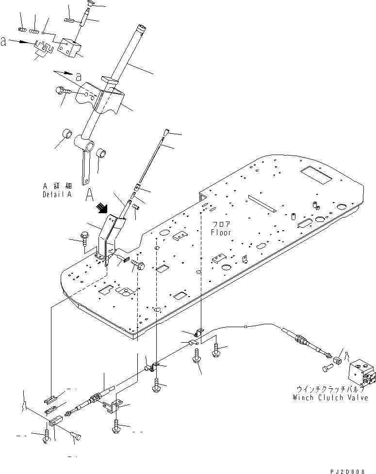 Пластина 22T-P21-2841 KOMATSU