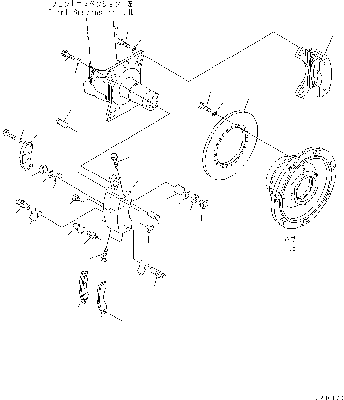 Комплект уплотнений 561-32-05210 KOMATSU