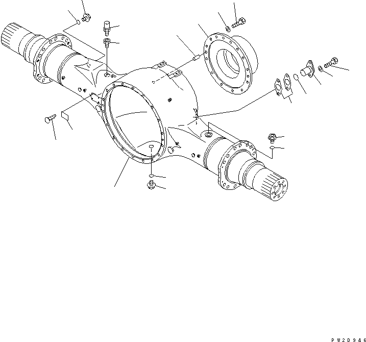 HOUSING,REAR 426-23-23400 KOMATSU