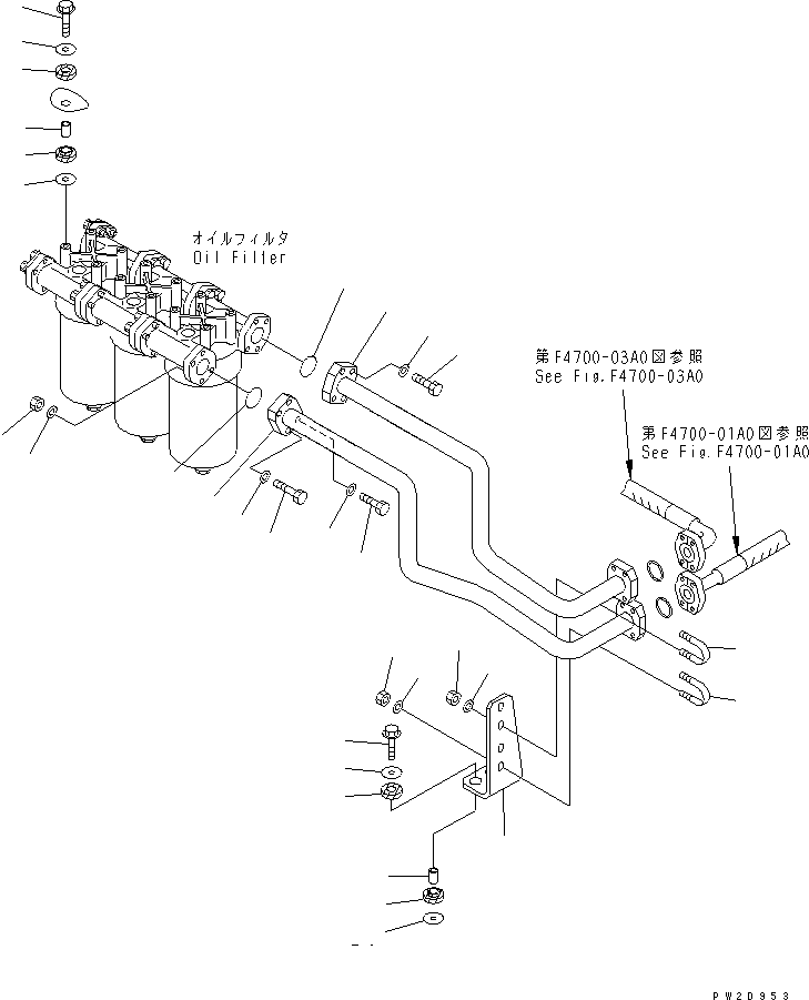 Трубка 41E-S14-2120 KOMATSU