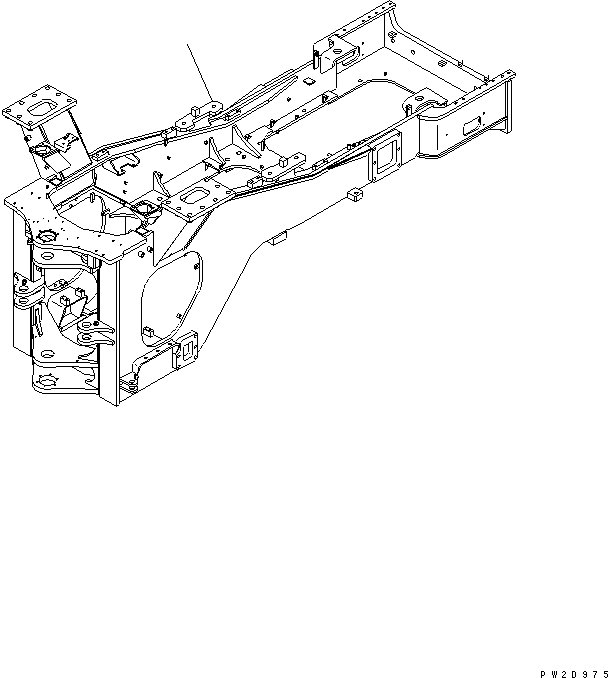 Рама в сборе 41E-Z02-2110 KOMATSU