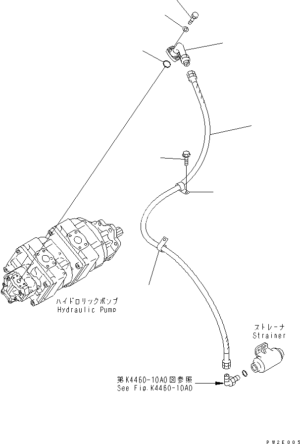 Трубка 426-43-27170 KOMATSU