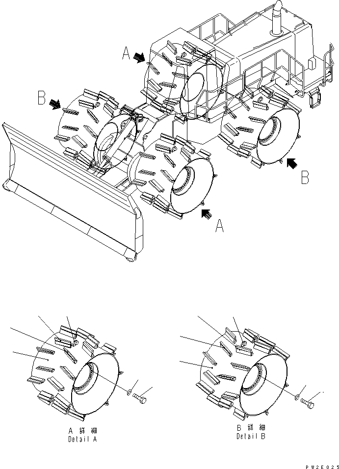 DRUM (WELDED) 41E-Z59-2A10 KOMATSU