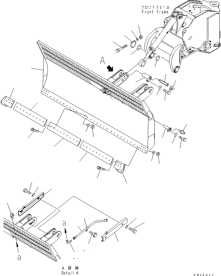 Щётка стеклоочистителя 41E-S13-2710 KOMATSU