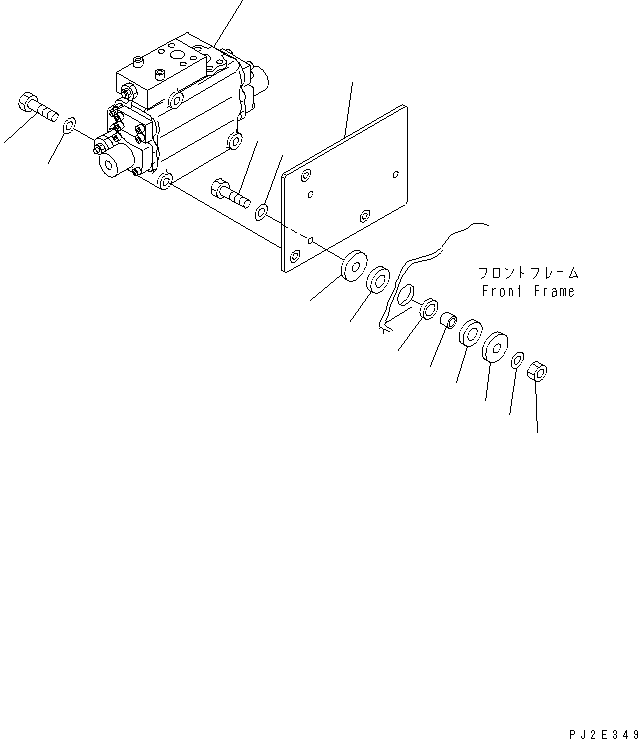 VALVE ASS'Y,STEERING DEMAND 428-S33-3210 KOMATSU