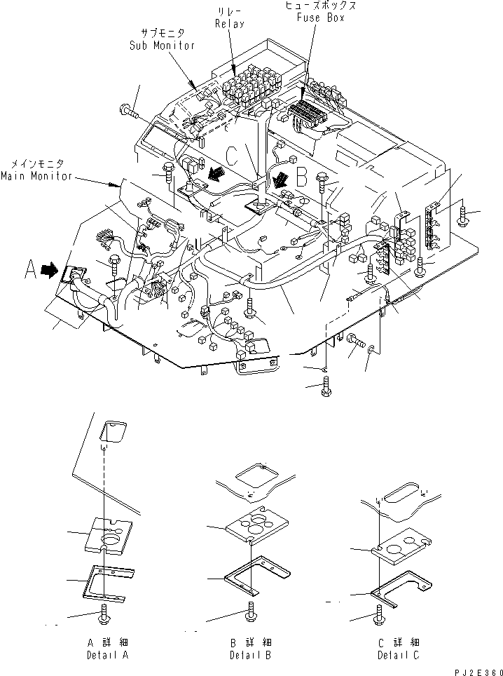 Жгут проводов 428-06-22360 KOMATSU