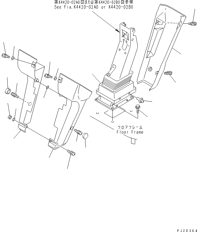 BOOT,SEE FIG. K4010-54A0 (421-54-22340) KOMATSU