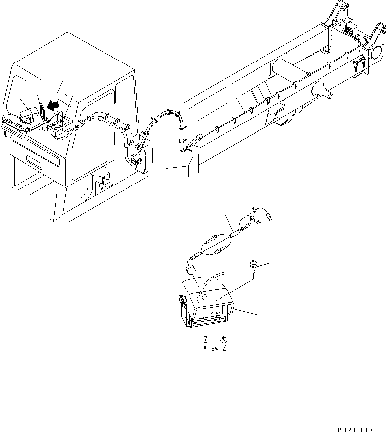 Жгут проводов 56B-86-16420 KOMATSU