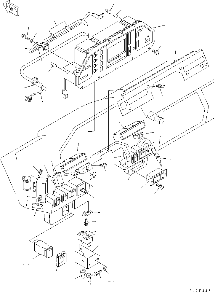 SWITCH,FUEL CUT 569-06-65110 KOMATSU