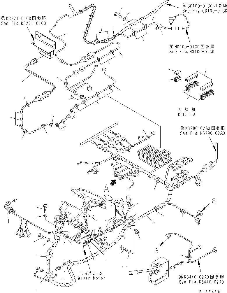 Жгут проводов 561-92-63440 KOMATSU