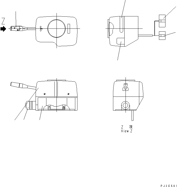 Выключатель в сборе 56B-06-17100 KOMATSU