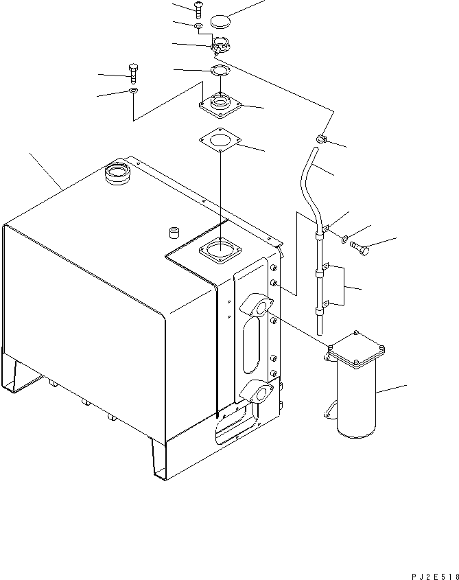 Трубка 07270-60822 KOMATSU