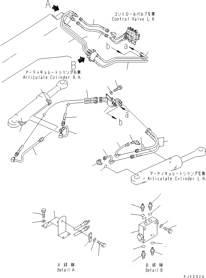 HOSE,(D.D.V. SPEC.) 07183-404A5 KOMATSU