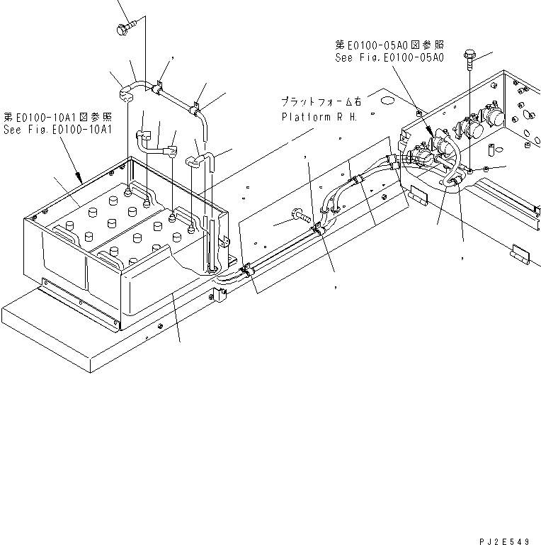 Провод аккумулятора 08028-65325 KOMATSU