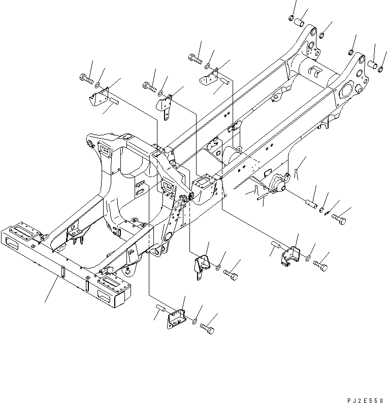 FRAME SUB ASS'Y 569-46-81801 KOMATSU