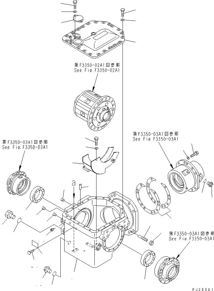 DIFFERENTIAL ASS'Y,FRONT 56C-27-11050 KOMATSU