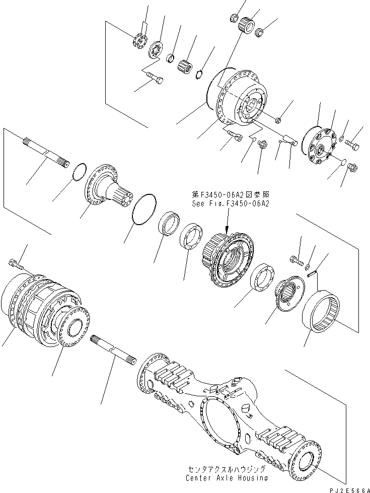 FINAL DRIVE ASS'Y,(-40ßC) 56C-23-12902 KOMATSU