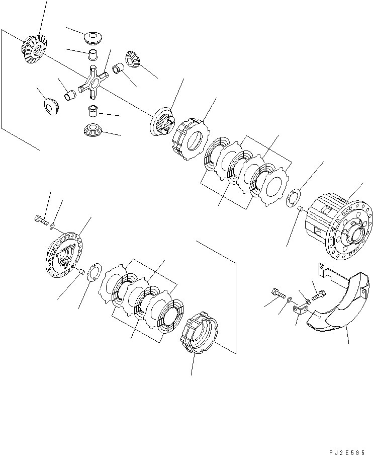 Крышка 56B-22-19620 KOMATSU